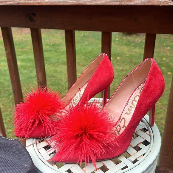 Sam Edelman Red Heels 7.5 - Picture 4 of 7